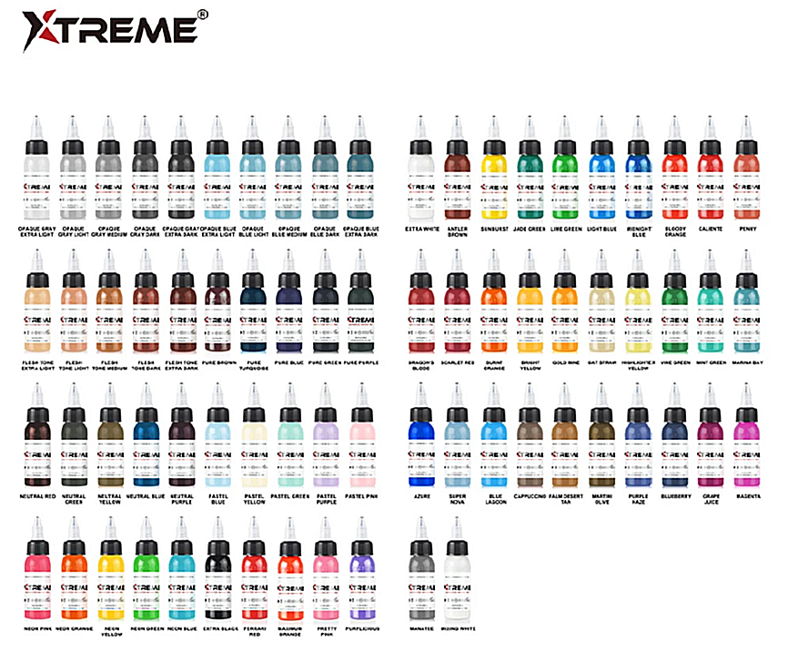 Xtreme Tattoo Ink Sets