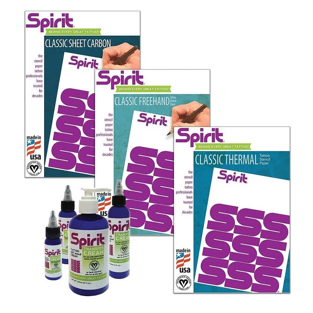 For Thermal Printer - Spirit® Original Tattoo Thermal Paper - 8 1/2” x 14” Extra Long