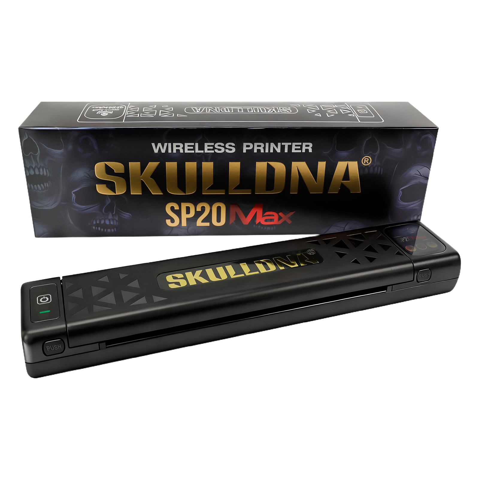SKULLDNA MAX - Wireless Bluetooth Printer - Smart Touchscreen- SP20 - Japanese High Resolution Printhead Main image