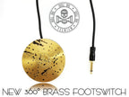 AVA Old School Brass Tattoo Foot Pedal 360°