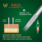 AVA AQUA Needle Cartridges - Round Liner - 10pc per box