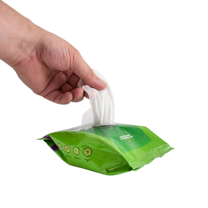Natural Numbing Green Soap Wipes By Biotat® Main image