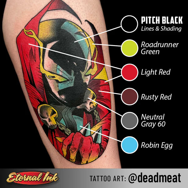 Pitch Black Lining— Eternal Tattoo Ink - 1oz
