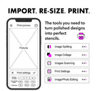 OZER Printer - Bluetooth Quick Stencil Printer