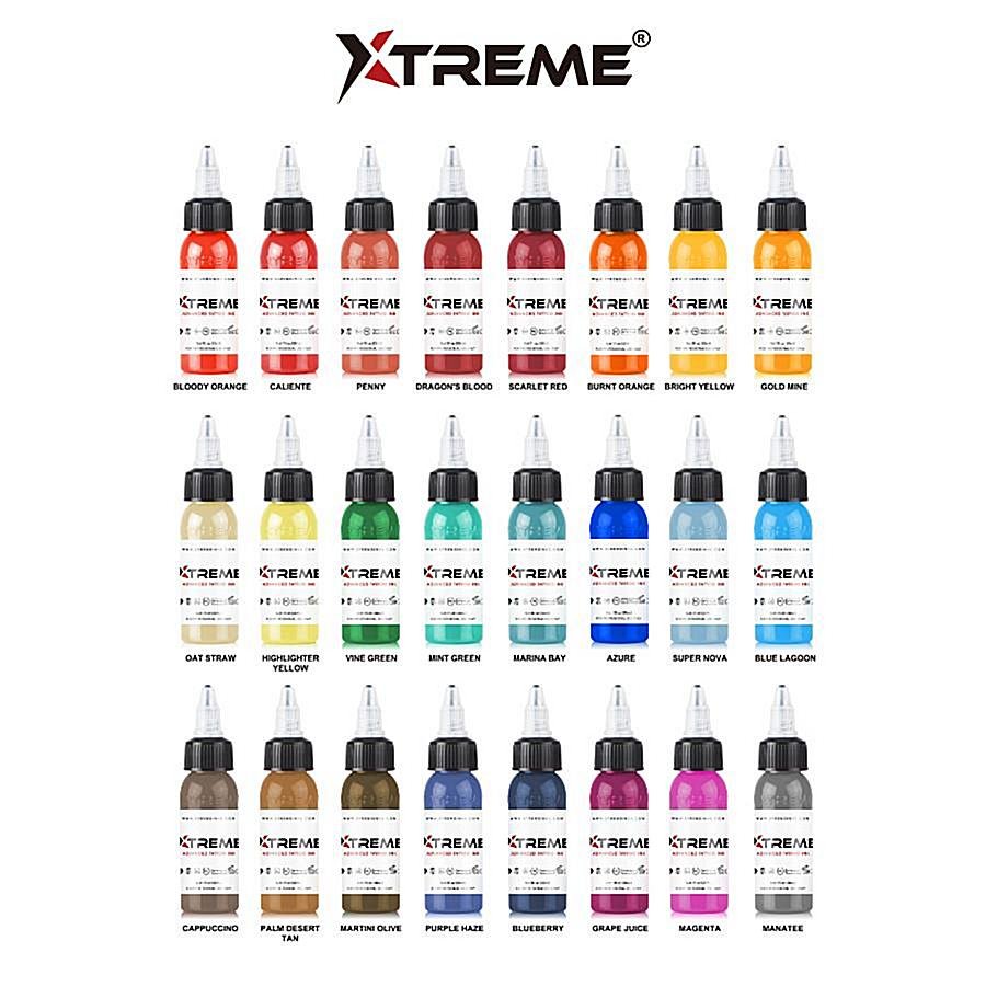 24 Colors Complementary Set - Xtreme Ink Main image