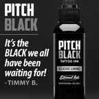 Pitch Black Lining— Eternal Tattoo Ink - 1oz