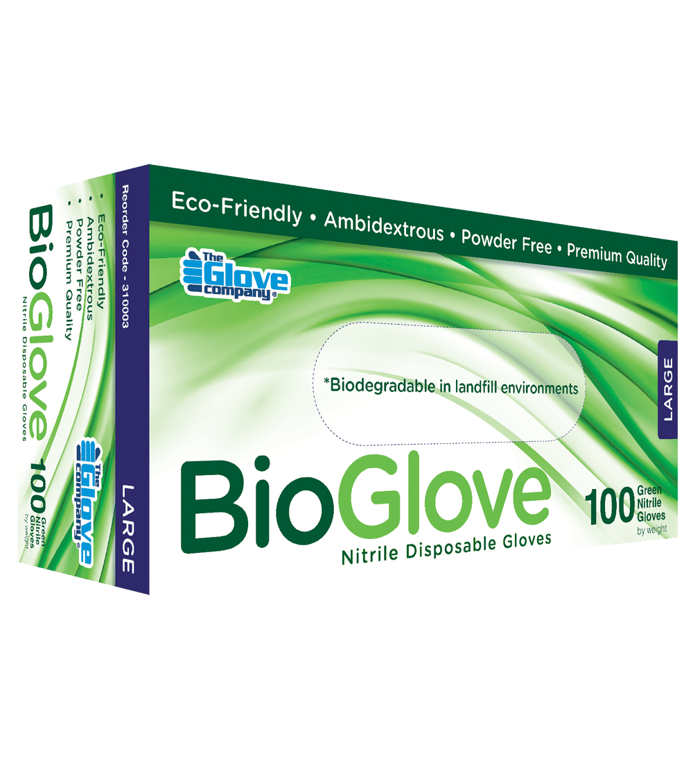 Biodegradable Nitrile Disposable Gloves - Pack 100 - BioGlove Main image