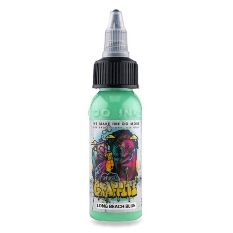 Long Beach Blue - Kyle Warwick's Psychedelic Graffiti - Xtreme Ink