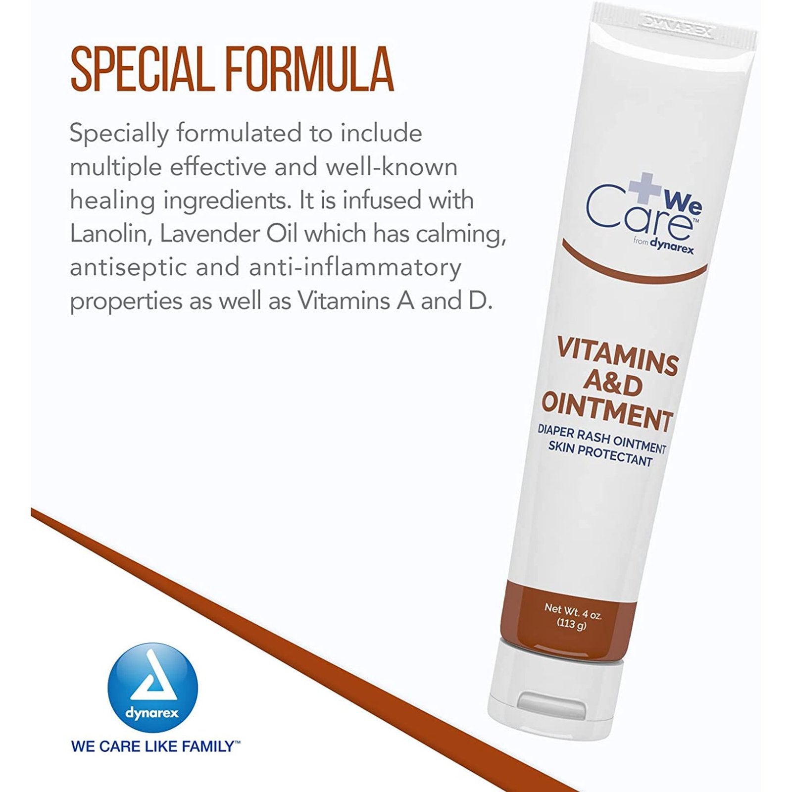 Dynarex Vitamin A&D Ointment  - Cosmetic Vaseline - Tube