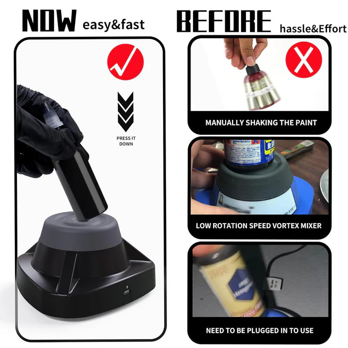 Tattoo Ink Bottle Mixer - Mini Vortex Mixer - Wireless - 10000RPM