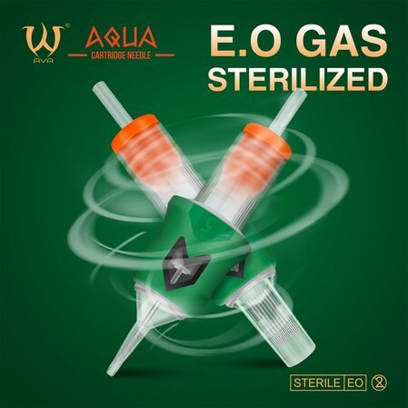 AVA AQUA Needle Cartridges - Round Liner - 20pc per box