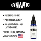 Dynamic Tattoo Ink Blue