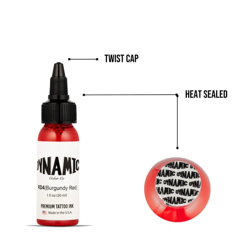 Dynamic Tattoo Ink Burgundy Red