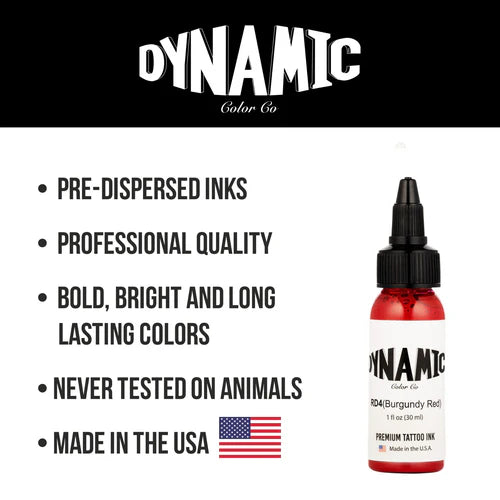Dynamic Tattoo Ink Burgundy Red Secondary image