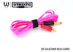 AVA Snake King 2.4m Silicone Tattoo RCA Cord