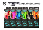 AVA Snake King 2.4m Silicone Tattoo RCA Cord