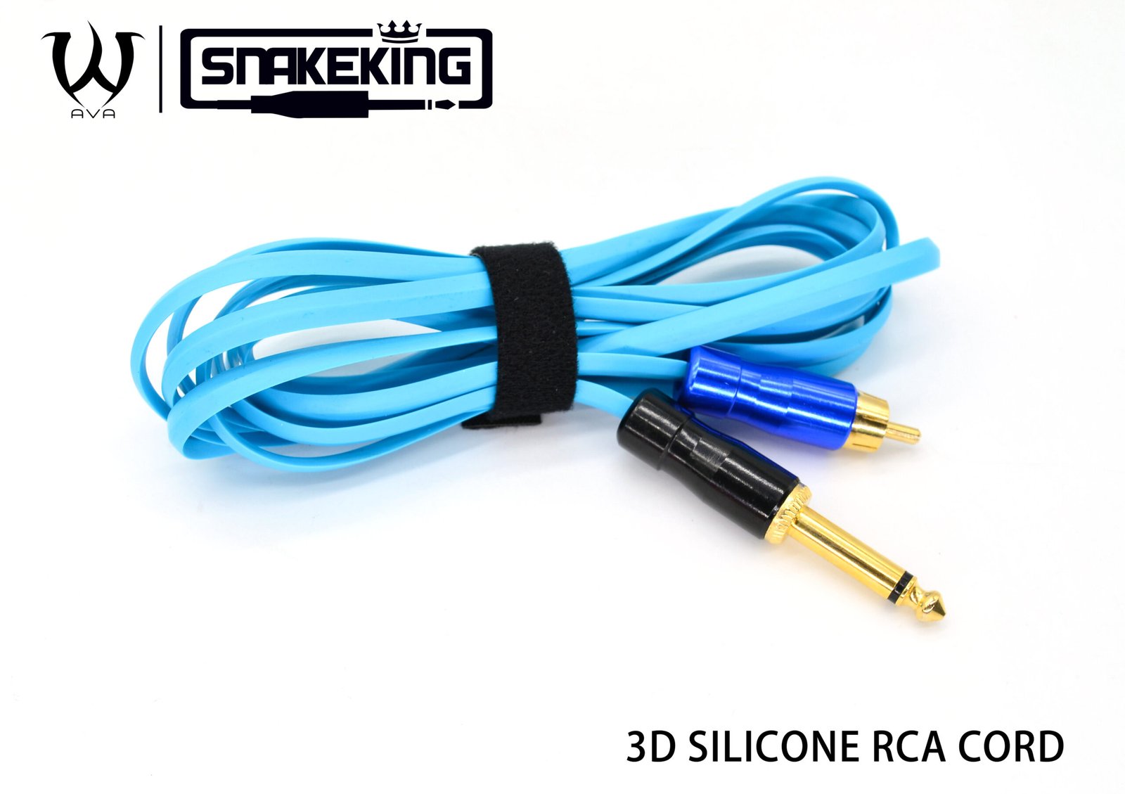 AVA Snake King 2.4m Silicone Tattoo RCA Cord