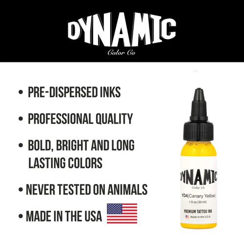 Dynamic Tattoo Ink Canary Yellow