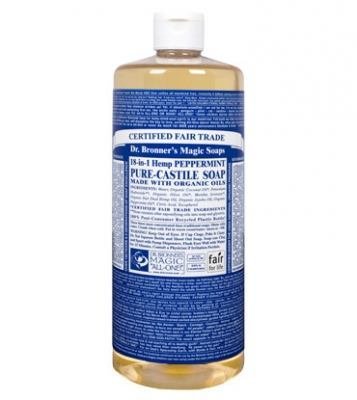 Dr. Bronner's Magic Soaps Peppermint Pure-Castile Soap - 32oz. Bottle Main image