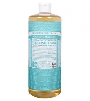 Dr. Bronner's Magic Soaps Unscented Baby-Mild Pure-Castile Soap - 32oz. Bottle Main image