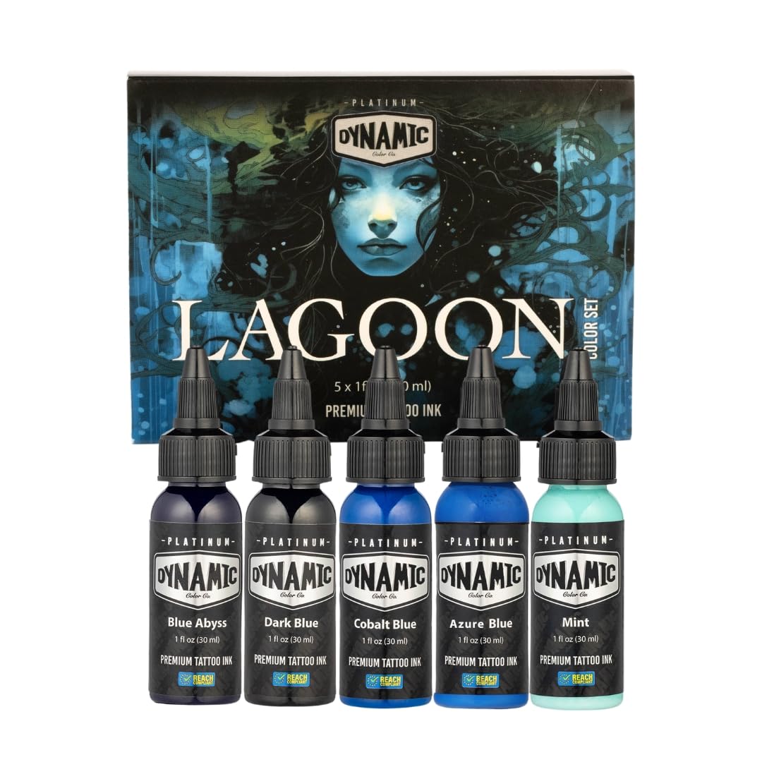 Dynamic Tattoo Ink - Lagoon - Platinum Ink Set