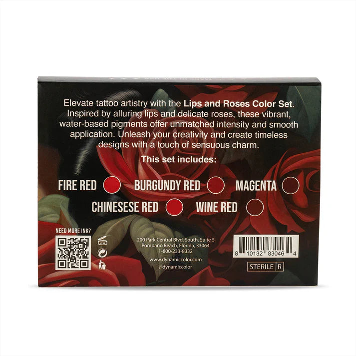 Dynamic Tattoo Ink - Lips and Roses Ink Set Secondary image