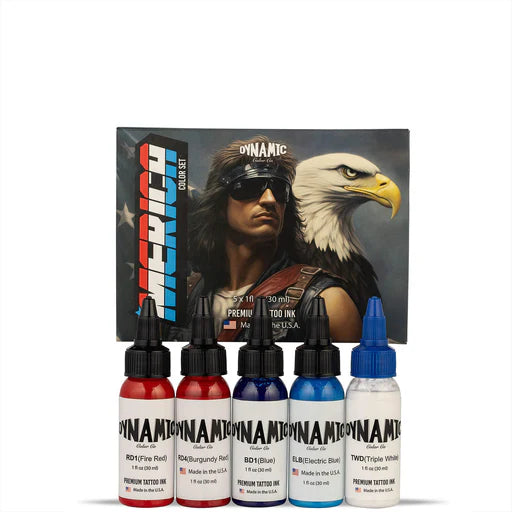 Dynamic Tattoo Ink - Merica - Ink Set Main image