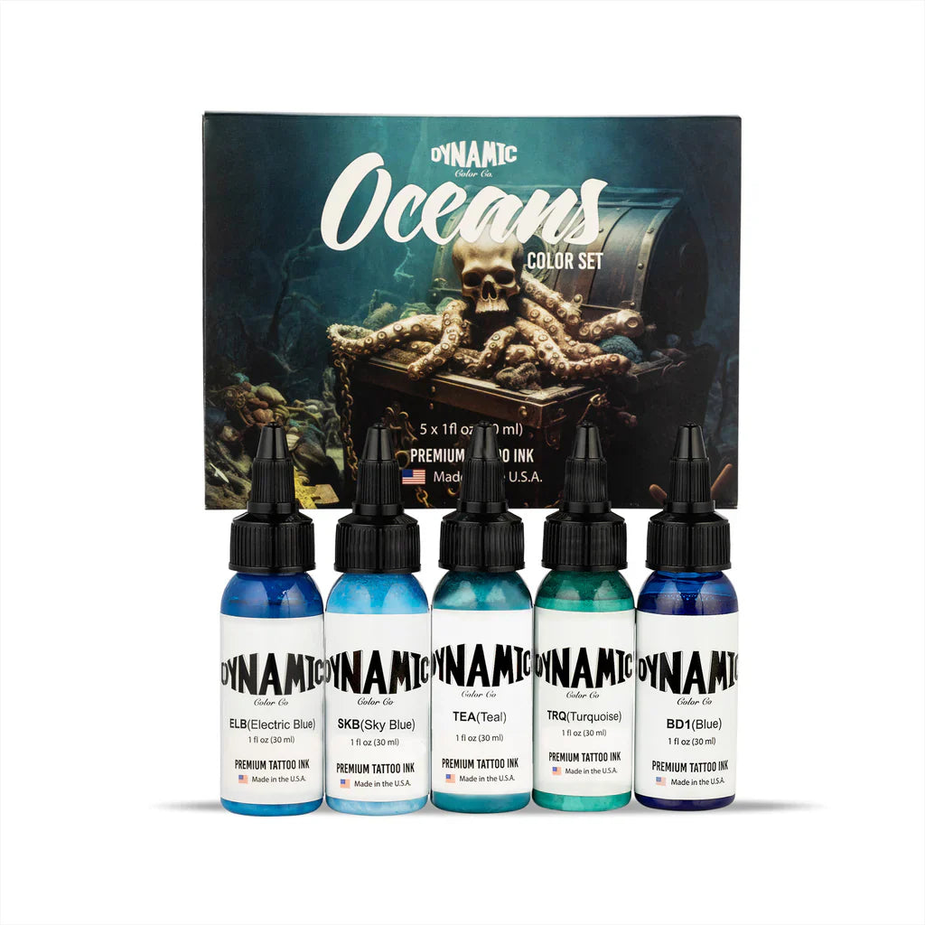 Dynamic Tattoo Ink - Oceans - Ink Set Main image