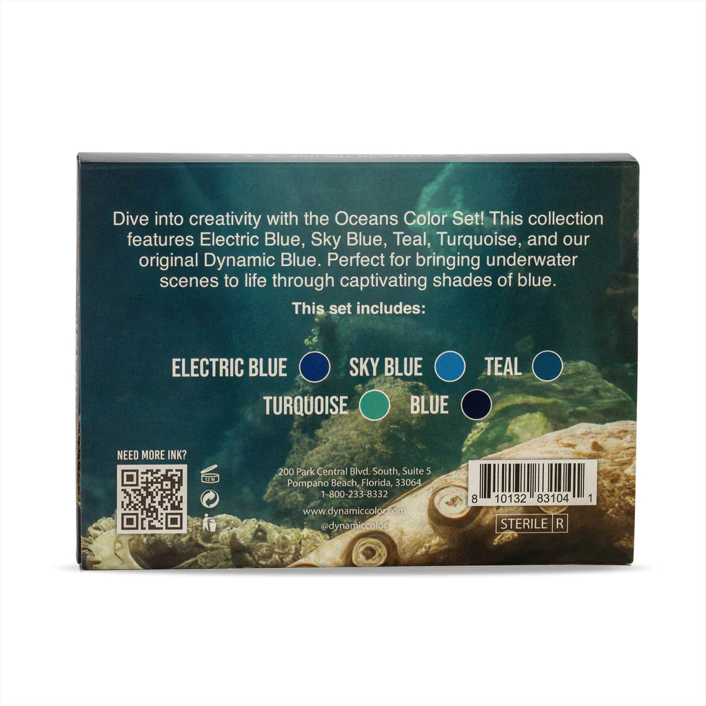 Dynamic Tattoo Ink - Oceans - Ink Set