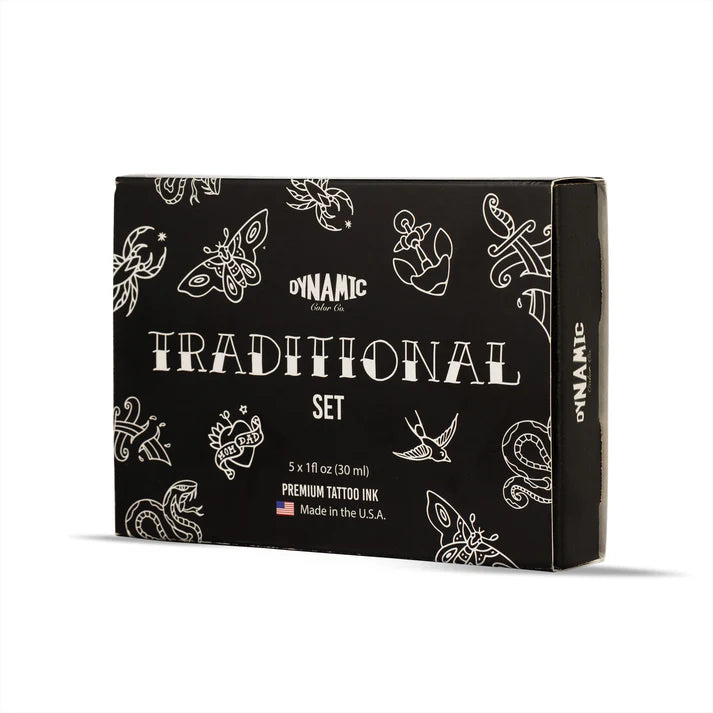 Dynamic Tattoo Ink - Traditional Color Set