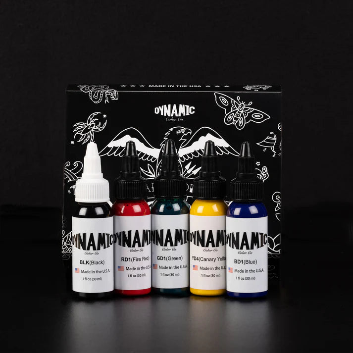 Dynamic Tattoo Ink - Traditional Color Set