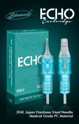 Bluenova Echo Cartridge Needles - Singles - $2.99