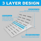 EMALLA - Grece 0.01mm Ultra Thin - Tattoo Protection Film Roll