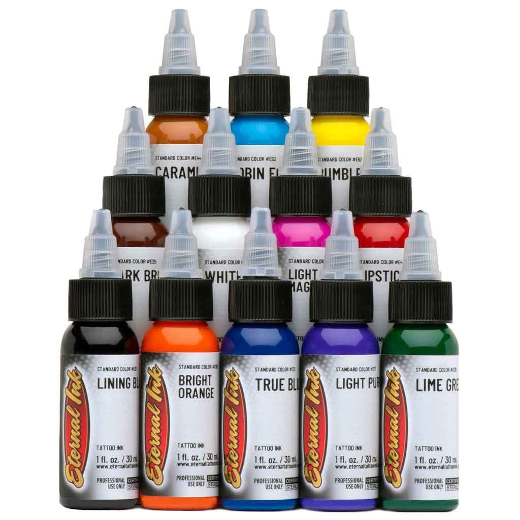 Sample Color Set of 12 - Eternal Tattoo Ink Secondary image