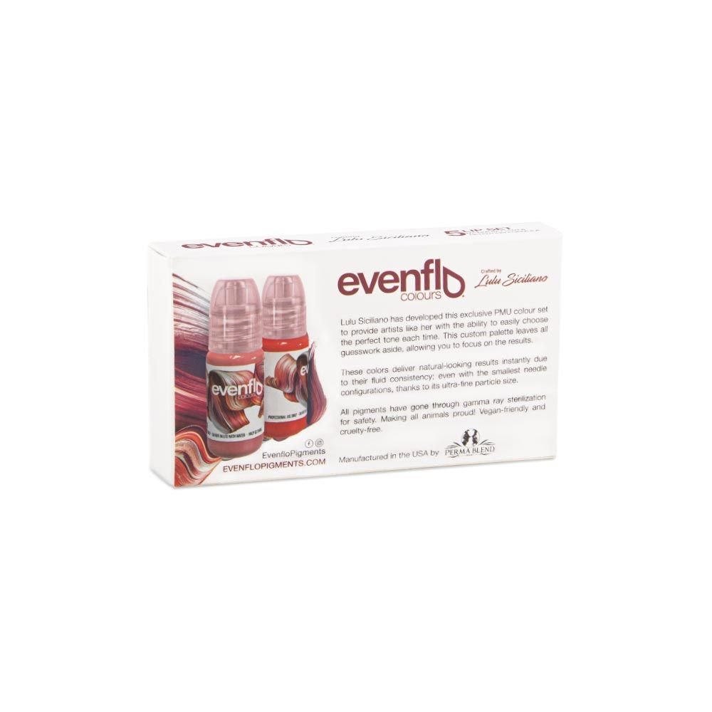 Evenflo Lip Set of 5 By Perma Blend - 1/2oz Bottles