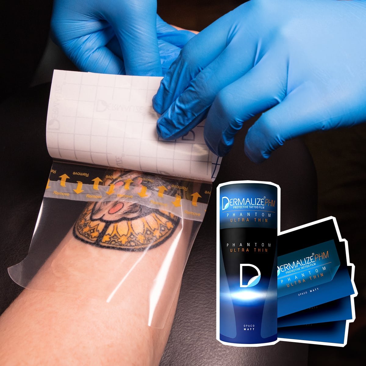 Dermalize Pro Phantom Ultra Thin Protective Tattoo Film - Roll Secondary image