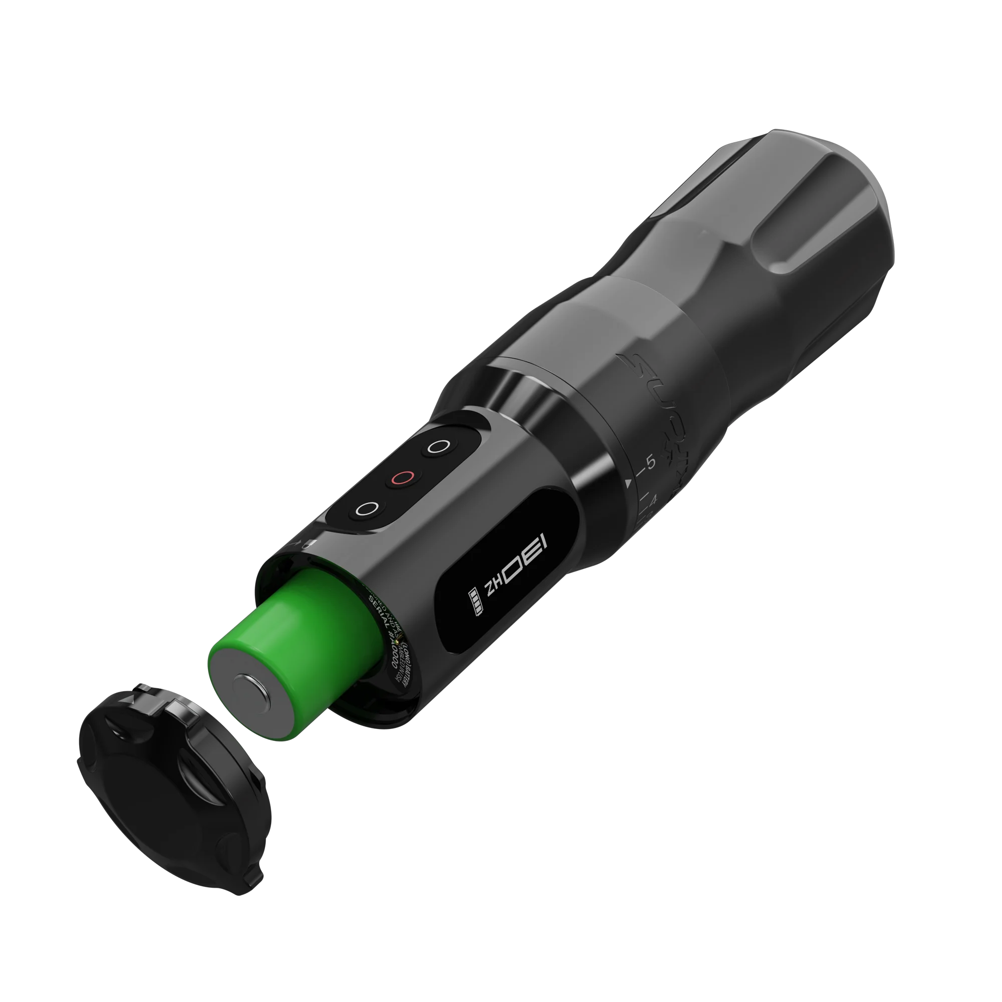 FK Irons ONE - Adjustable Stroke - Tattoo Machine with Drop in Battery - 2.0mm to 5.0mm - Stealth