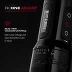 FK Irons ONE - Adjustable Stroke - Tattoo Machine with Drop in Battery - 2.0mm to 5.0mm - Stealth
