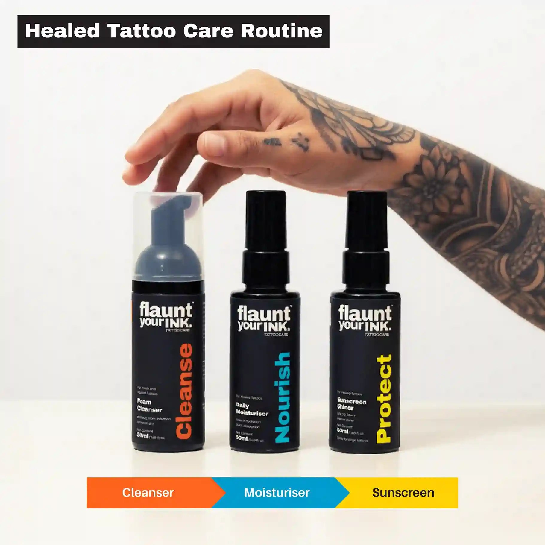 Flaunt Your Ink - Foam Cleanser & Skin Prep - 50 ml
