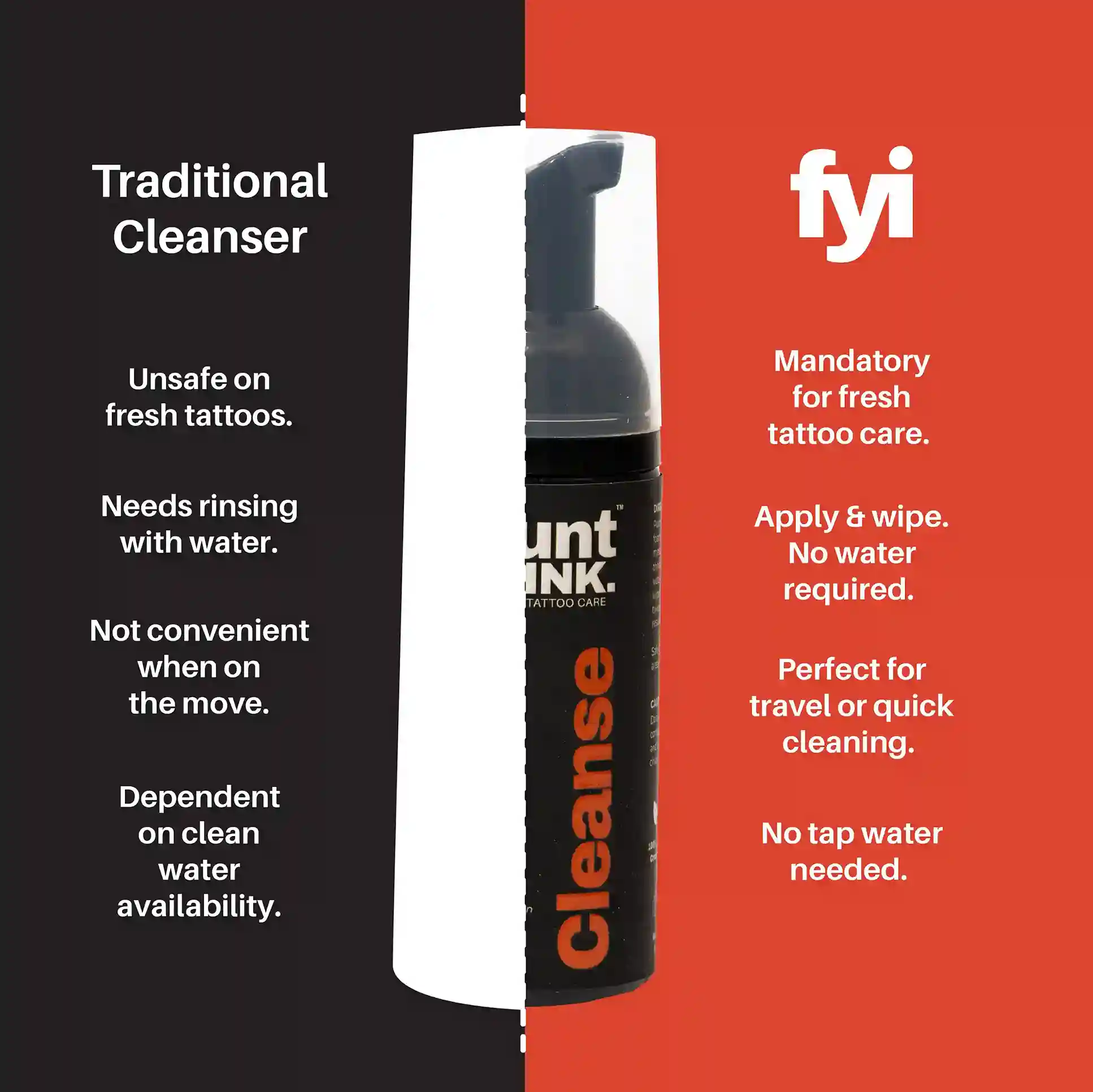 Flaunt Your Ink - Foam Cleanser & Skin Prep - 50 ml