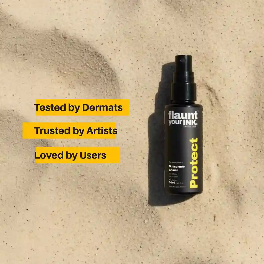 Flaunt Your Ink - Sunscreen Shiner - 50 g