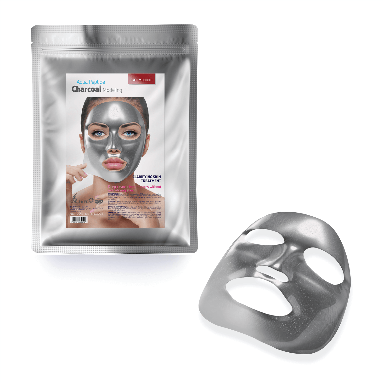 Glomedic+ Charcoal - Cleansing Mask - 25g Main image