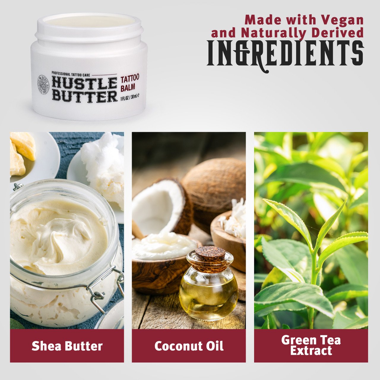 Hustle Butter Deluxe® - Luxury Tattoo Care - 1 oz Tubs Secondary image