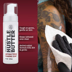 Hustle Butter - Hustle Bubble Deluxe - Foaming Wash - Antimicrobial Tattoo Soap And Skin Cleanser