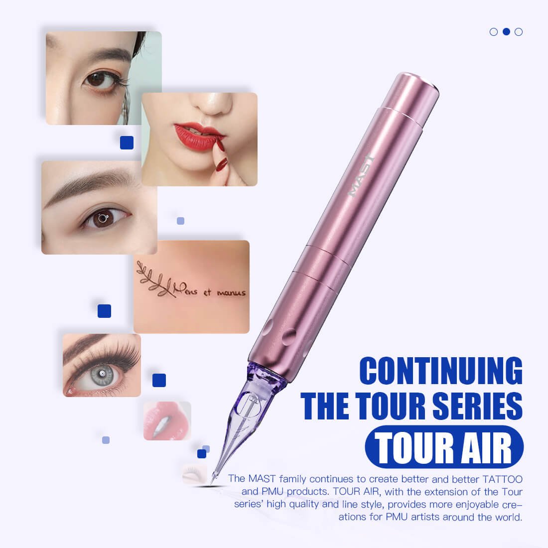 Mast Tour Air – Tattoo Pen Machine With 2.3MM Stroke Permanent Makeup