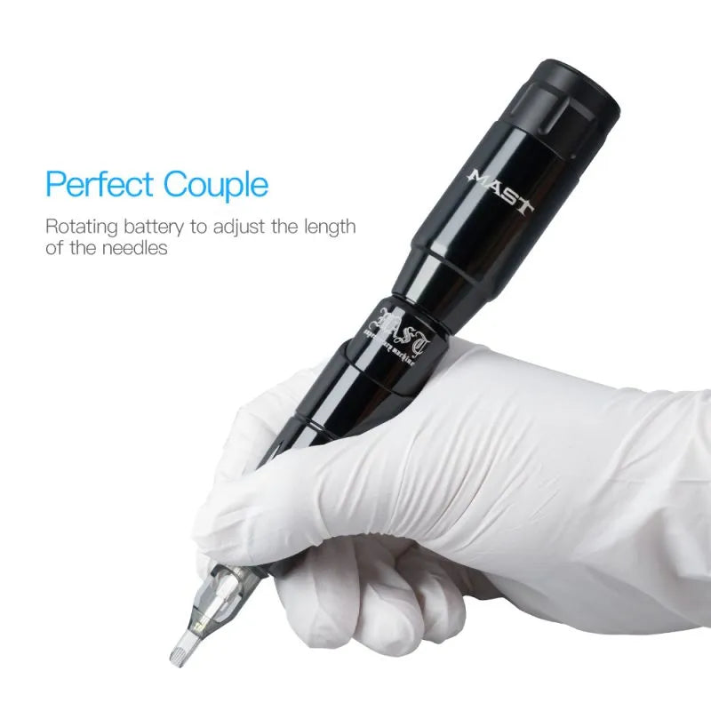 Mast Tour Tattoo Pen Machine Wireless Battery Power Supply 2Pcs Bundle