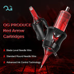 OG Produce - Red Arrow - Magnum - Tattoo Needle Cartridges - 20pcs