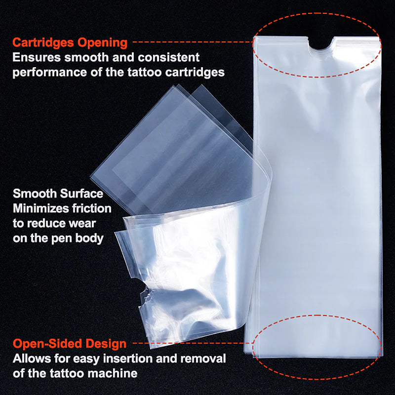 OG Produce - Clear Tattoo Pen Covers - 65mmx165mm (200PCS)