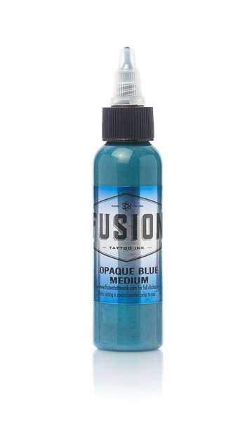 SALE - Opaque Blue Medium - Fusion Tattoo Ink- Expired