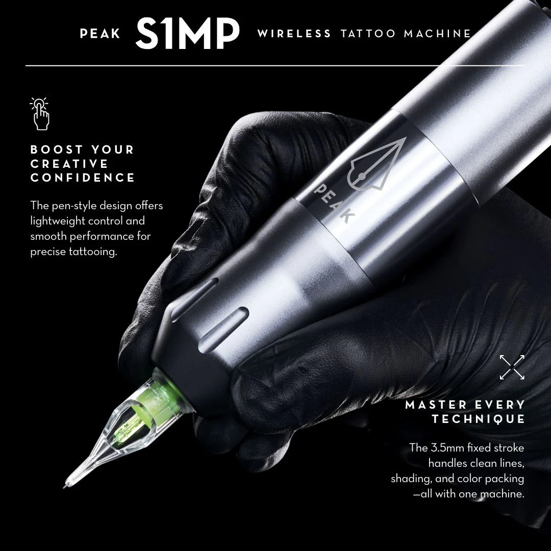 Peak S1-MP - Wireless Tattoo Machine - Pick Colour